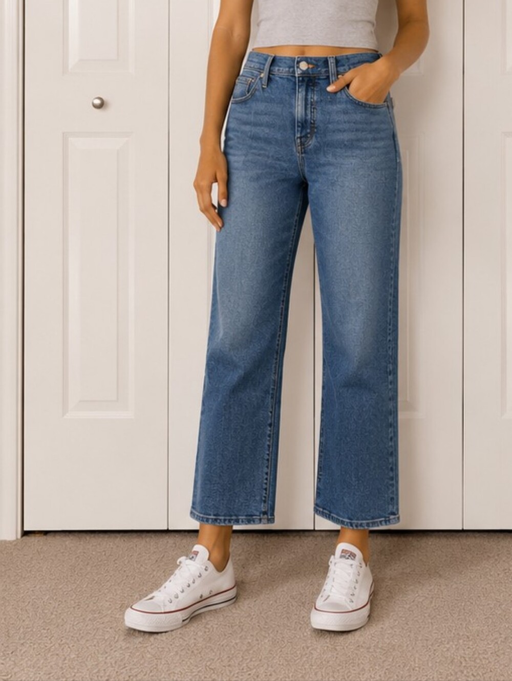 Madewell: Mid-Rise Kick out Jeans - Size 28